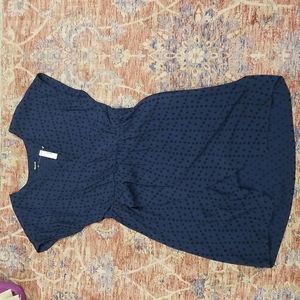 Madewell polka dot dress NWT size L